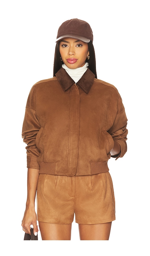 ASTR the Label Sorine Jacket in Brown.  XL. Also in L, M
