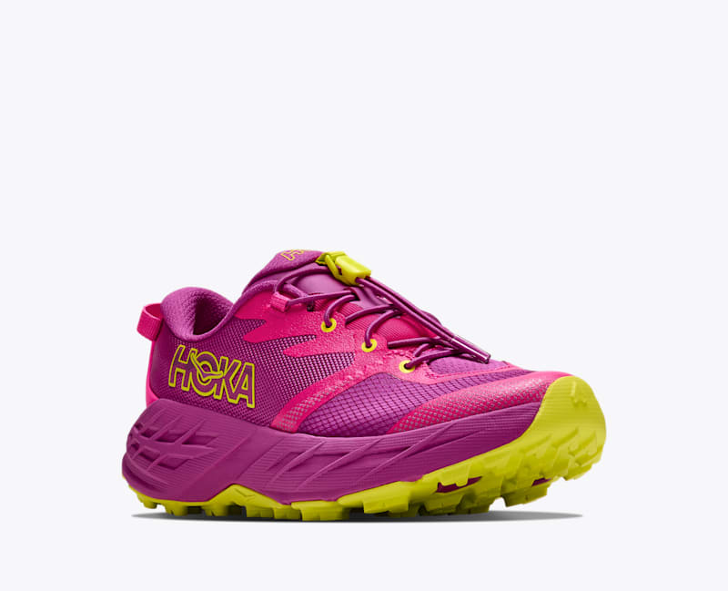HOKA Speedgoat 7 Shoes in Fuchsia/Fuchsia