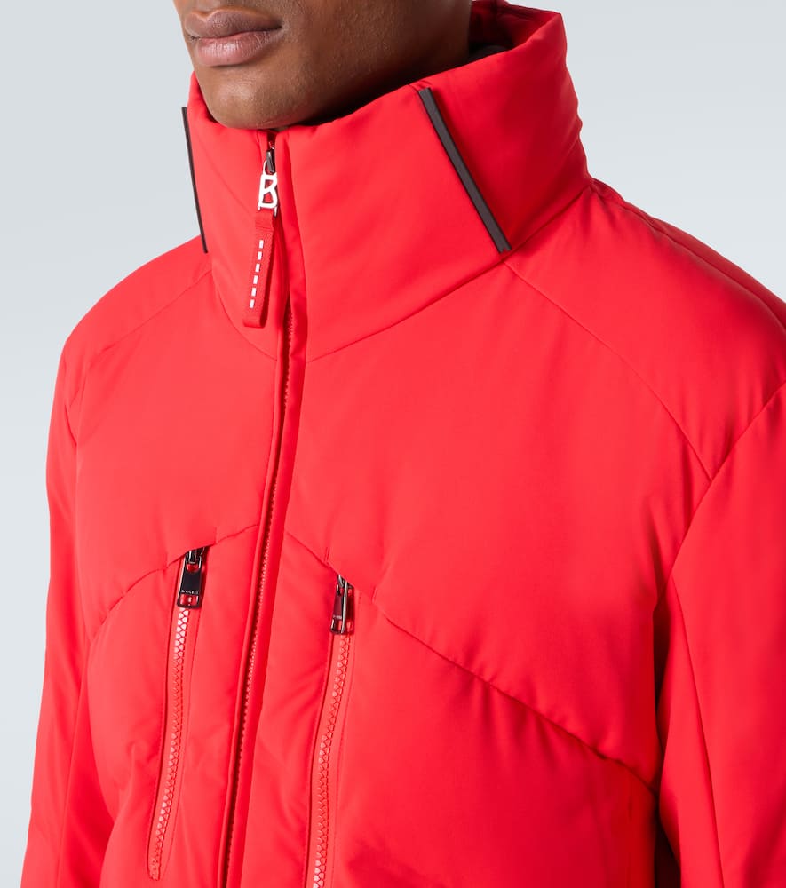 Jervis-D hooded down ski jacket