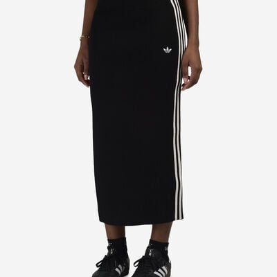 Women's Adicolor Knit 3-Stripes Skirt in Black