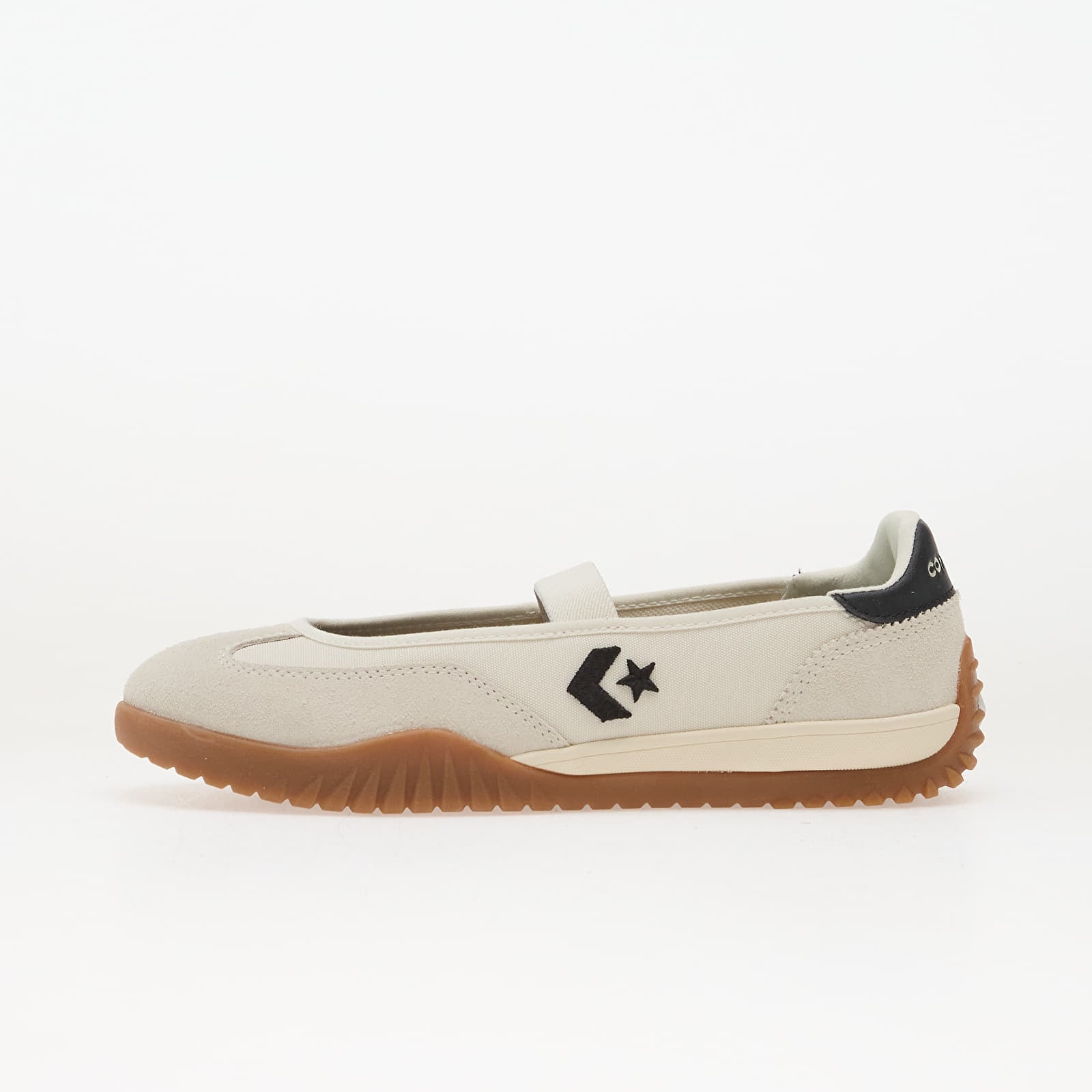 Shoes Converse Run Star Trainer Ballet Flat Egret/ Black/ Gu