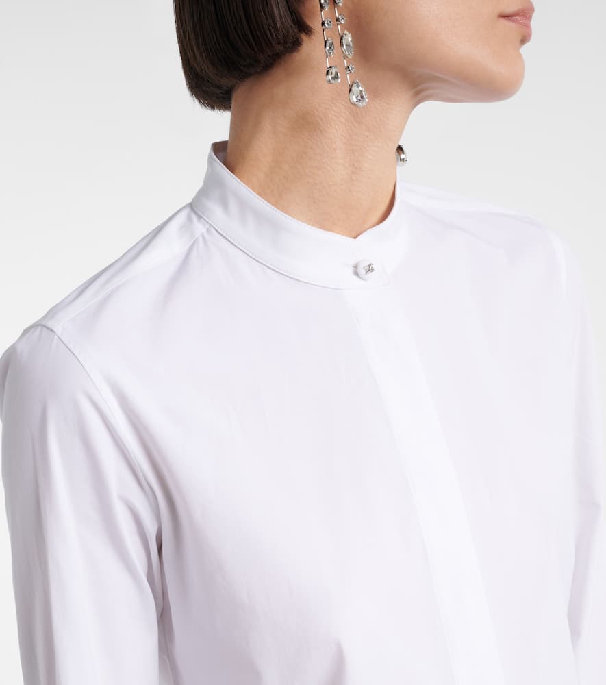 Otranto cotton-blend poplin shirt