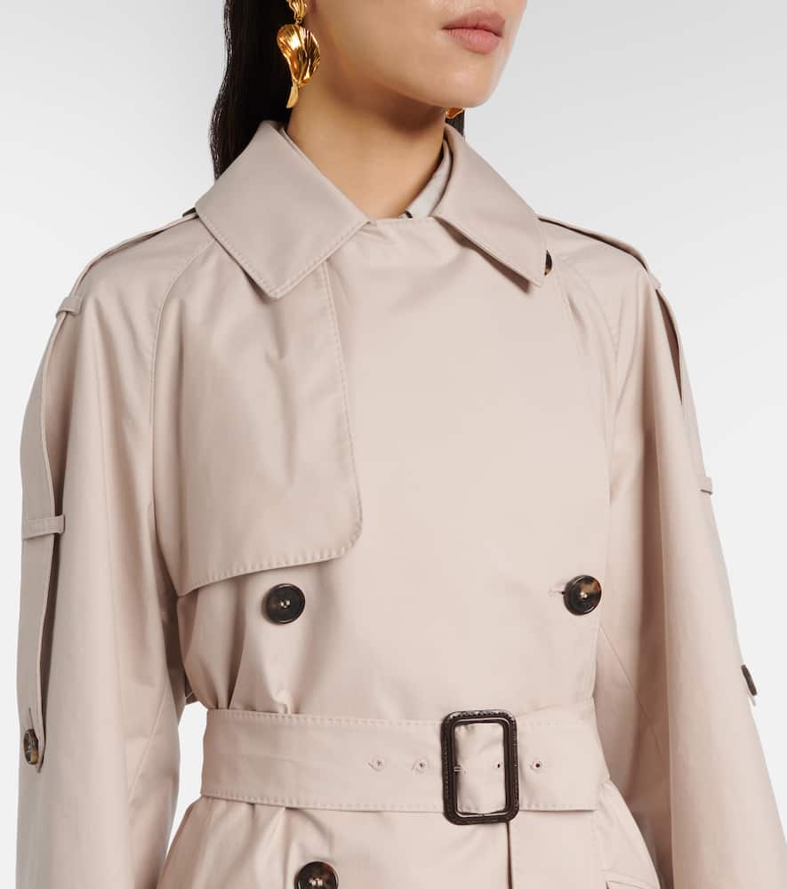 The Cube Delfino twill trench coat