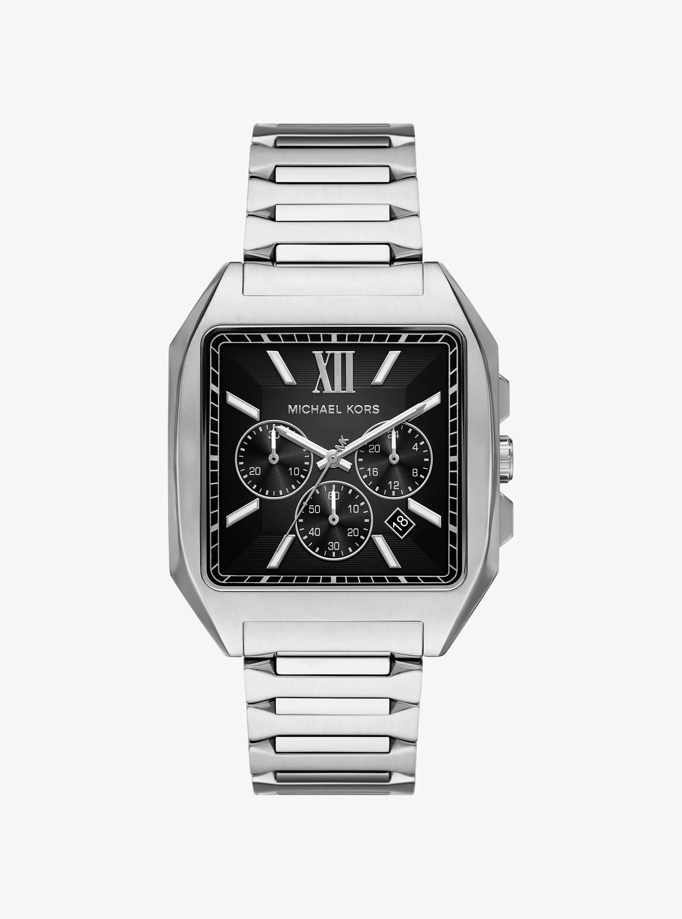 Hayes Oversized Silver-Tone Sport Watch in Silver - One Size by