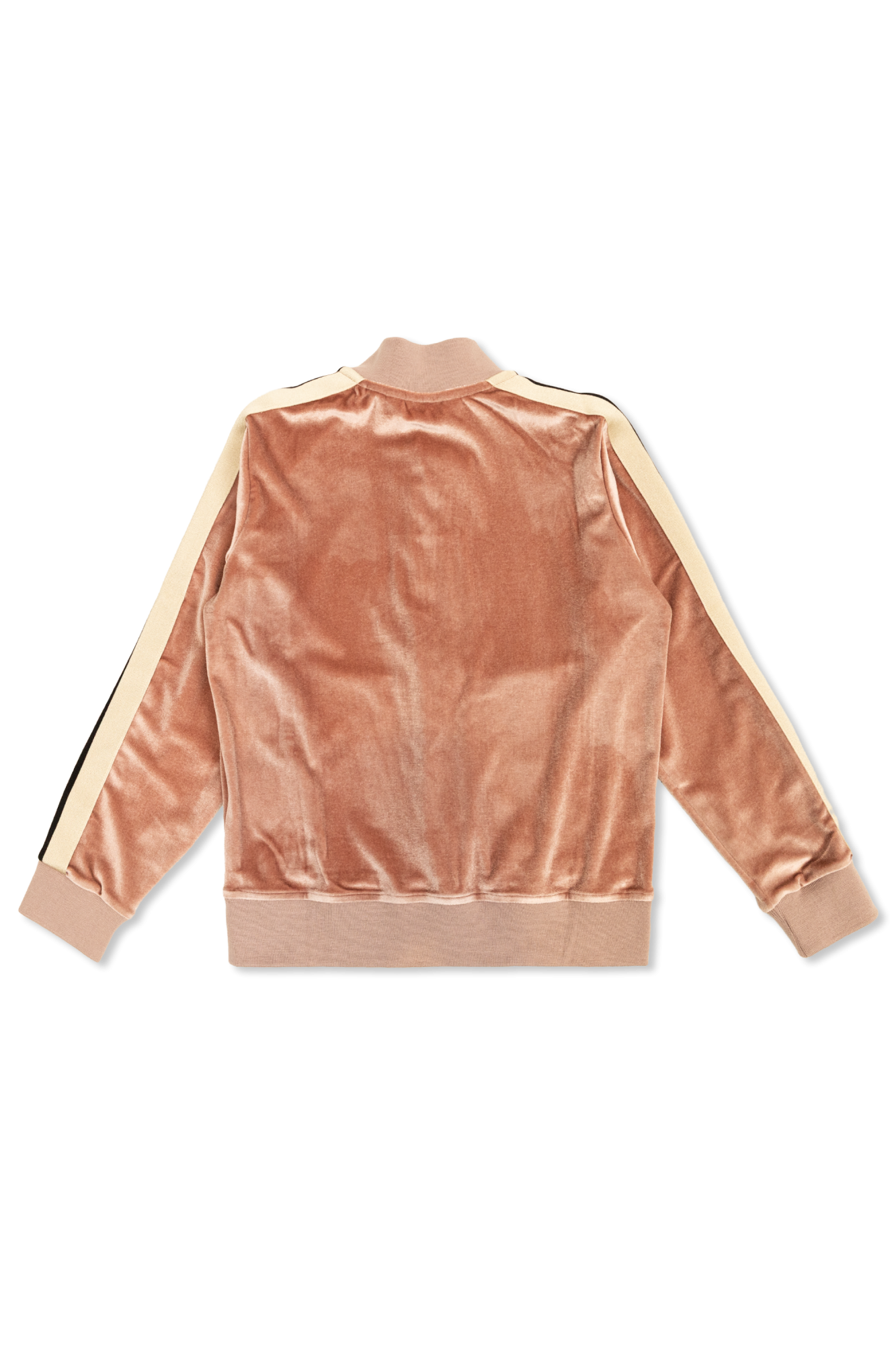 Velour Zip-up Sweatshirt, Unisex, Pink