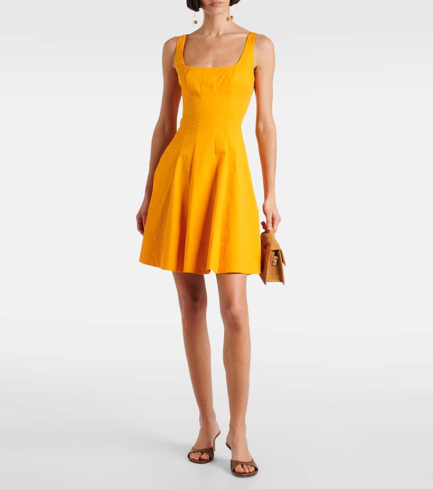 Staud Wells cotton poplin minidress