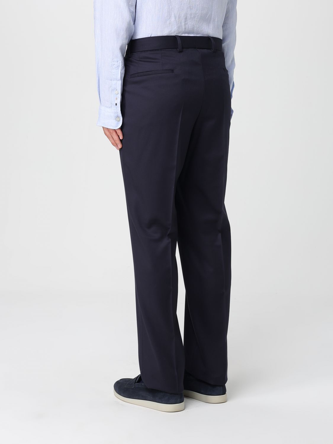 Pants BOSS Men color Blue