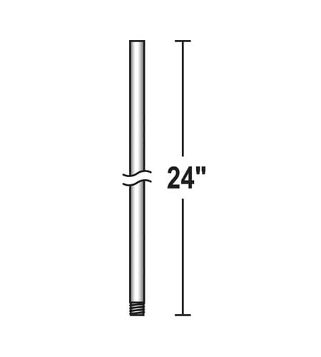 Minka-Aire 24" Ceiling Fan Downrod in Champagne Soft Bra