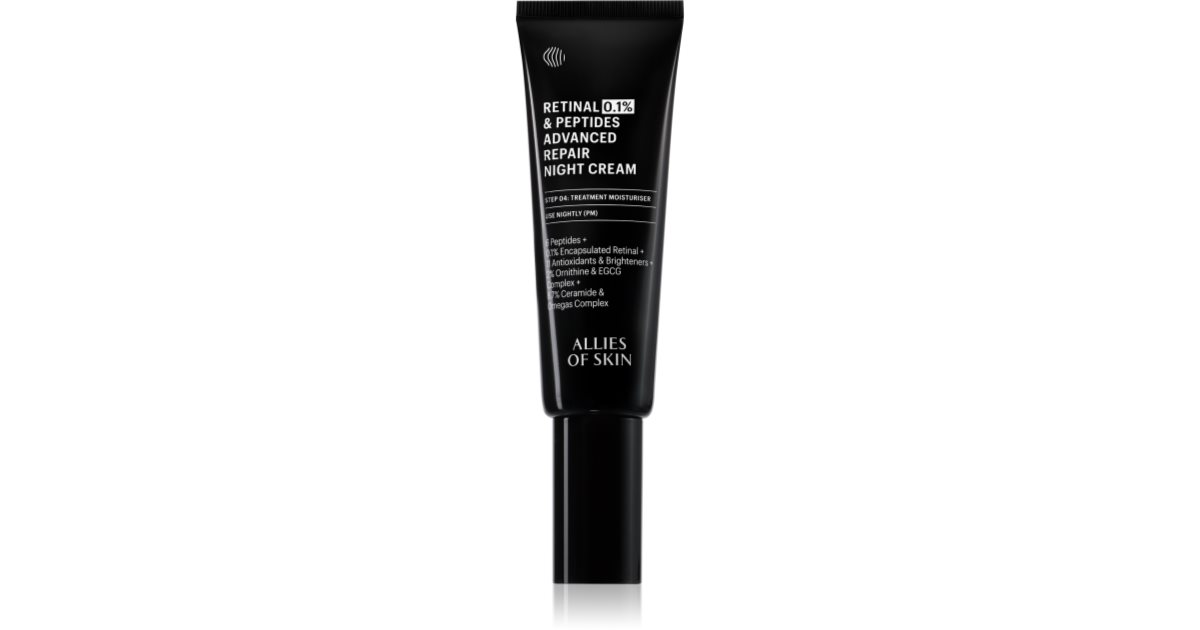 Allies of Skin 0.1% Retinal & Peptides Advanced Repair — Night Face Crea