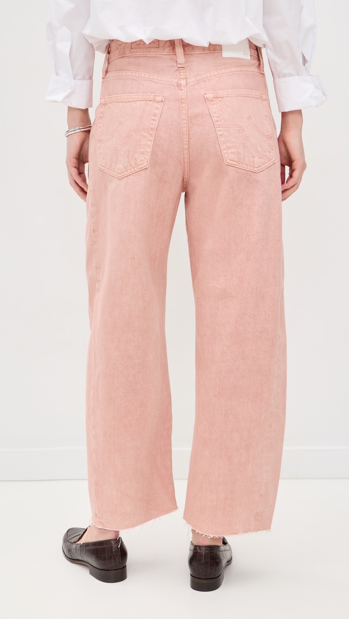 Hattie Crop Jeans Sulfur Sparkling Rose