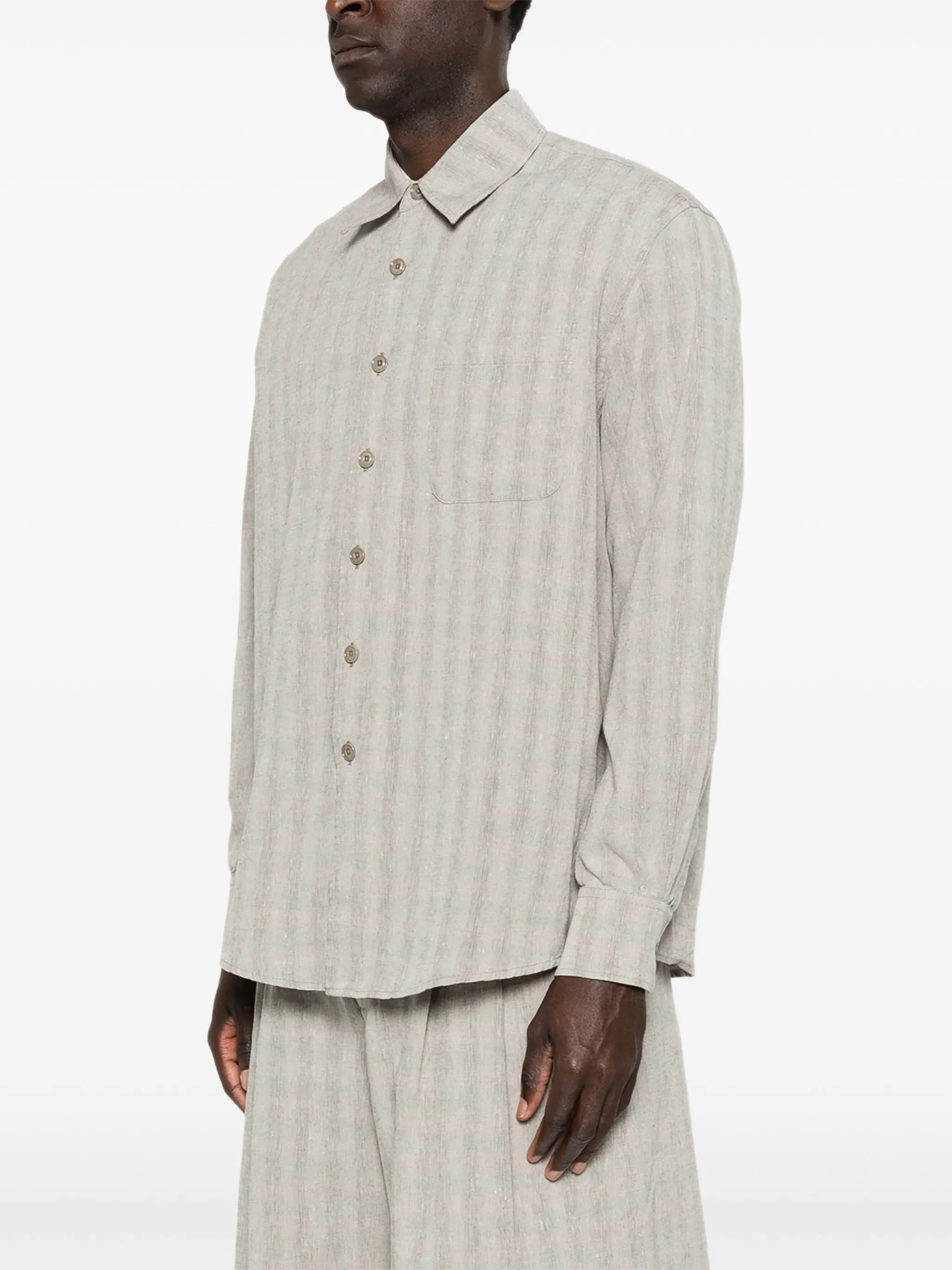 Shirt OUR LEGACY Above Shirt Sage Trail Check Dryline Weave