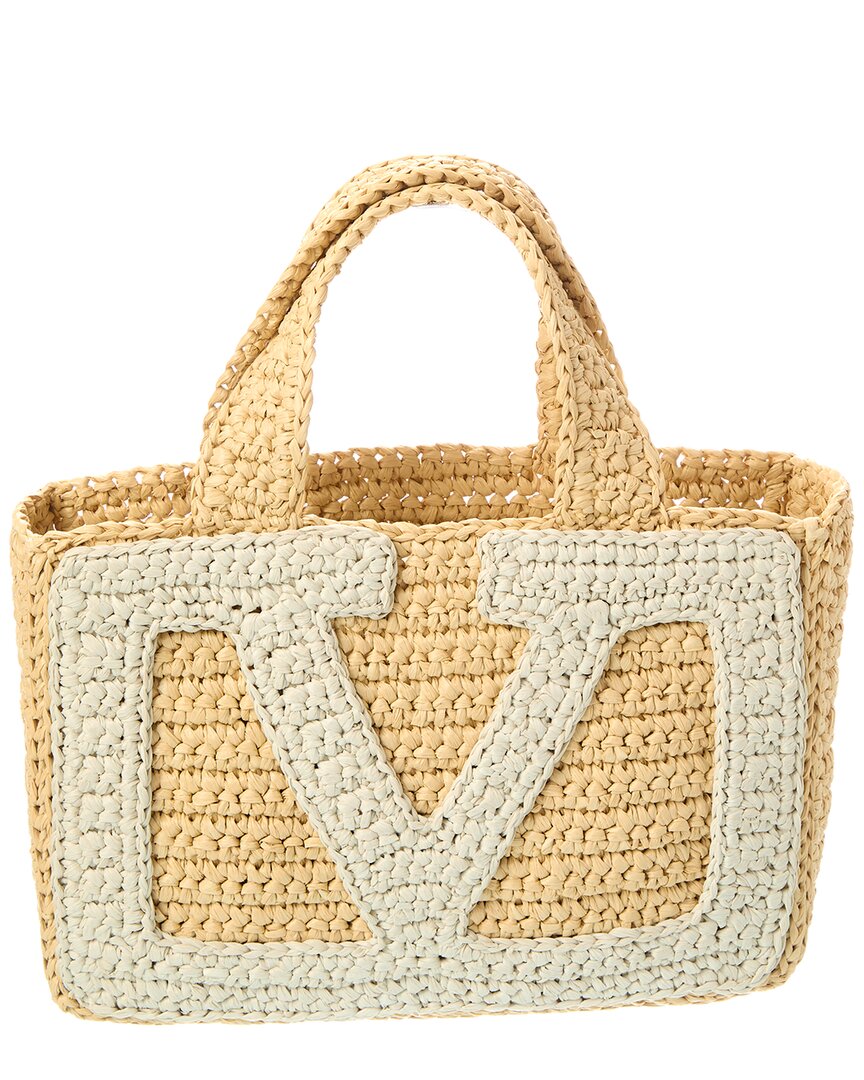 Viva Small Raffia Tote