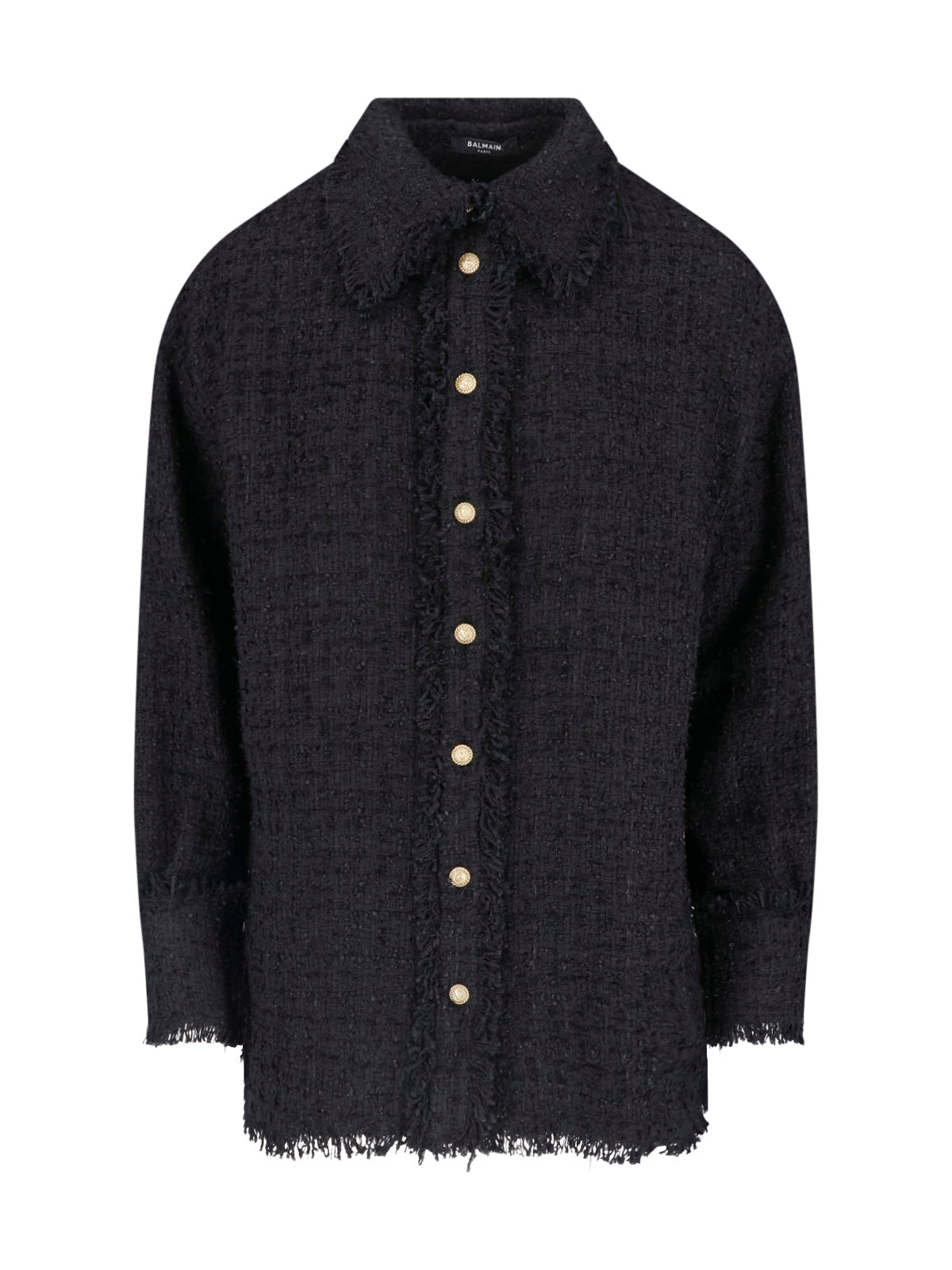 Structured Cotton-Polyamide Button-Down Shirt