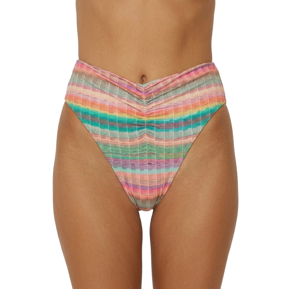 Multi Color Amaya Harlow High-Waisted Bikini Botto