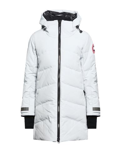 Woman Puffer Light grey Size L Polyester, Cotton, Nylon