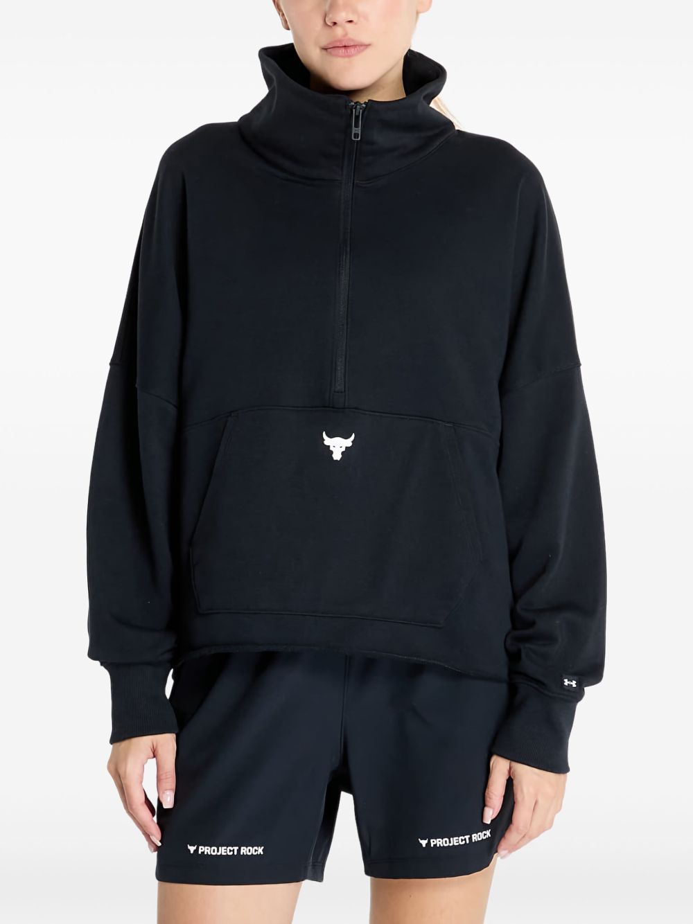 Project Rock half-zip sweatshirt - Black