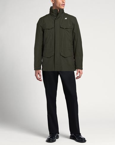 Man Jacket Green Size L Recycled polyamide