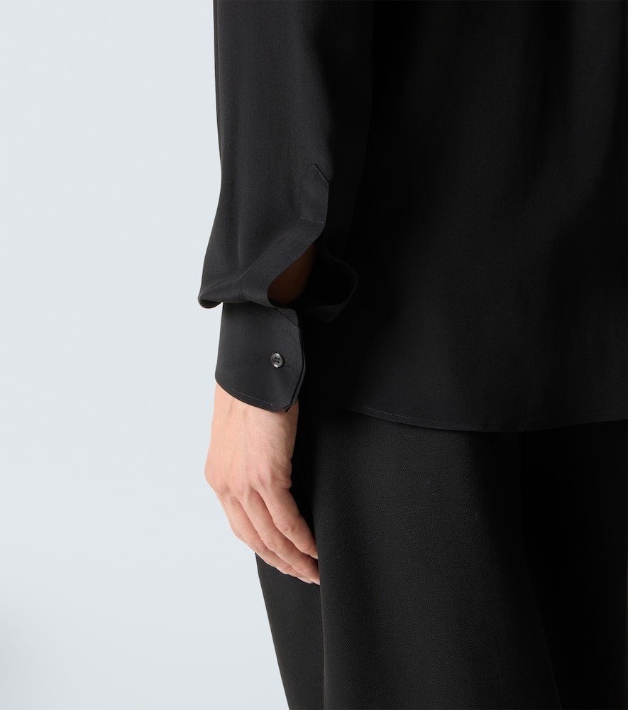 Silk crêpe de chine shirt
