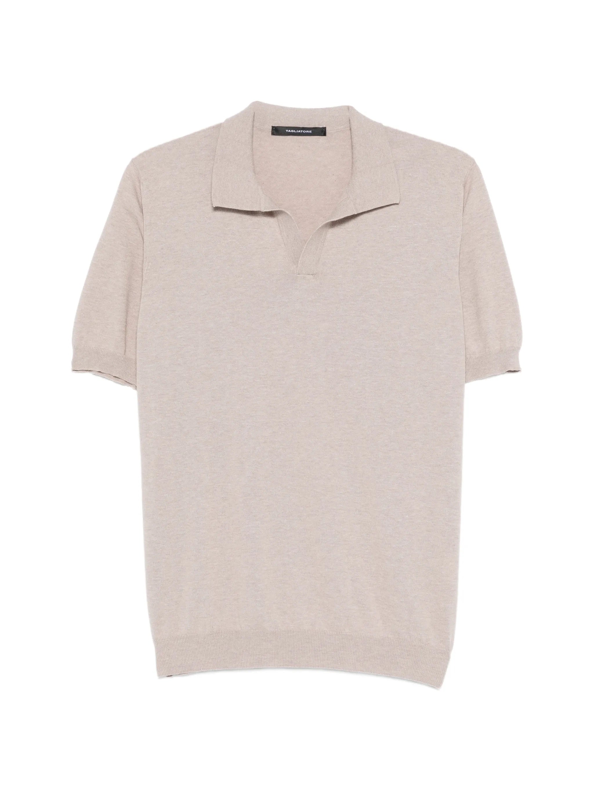 Short Sleeve Split Neck Polo - Size 48