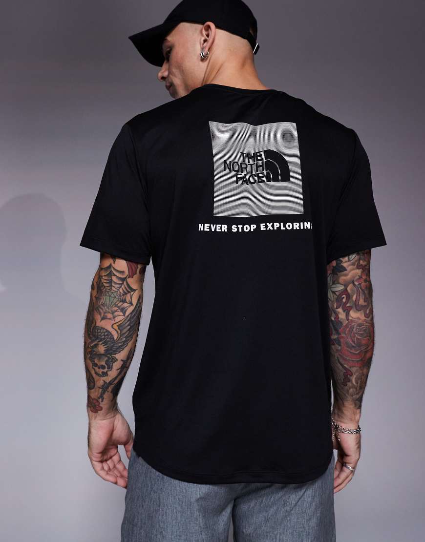 Training 24/7 Box NSE backprint t-shirt in black