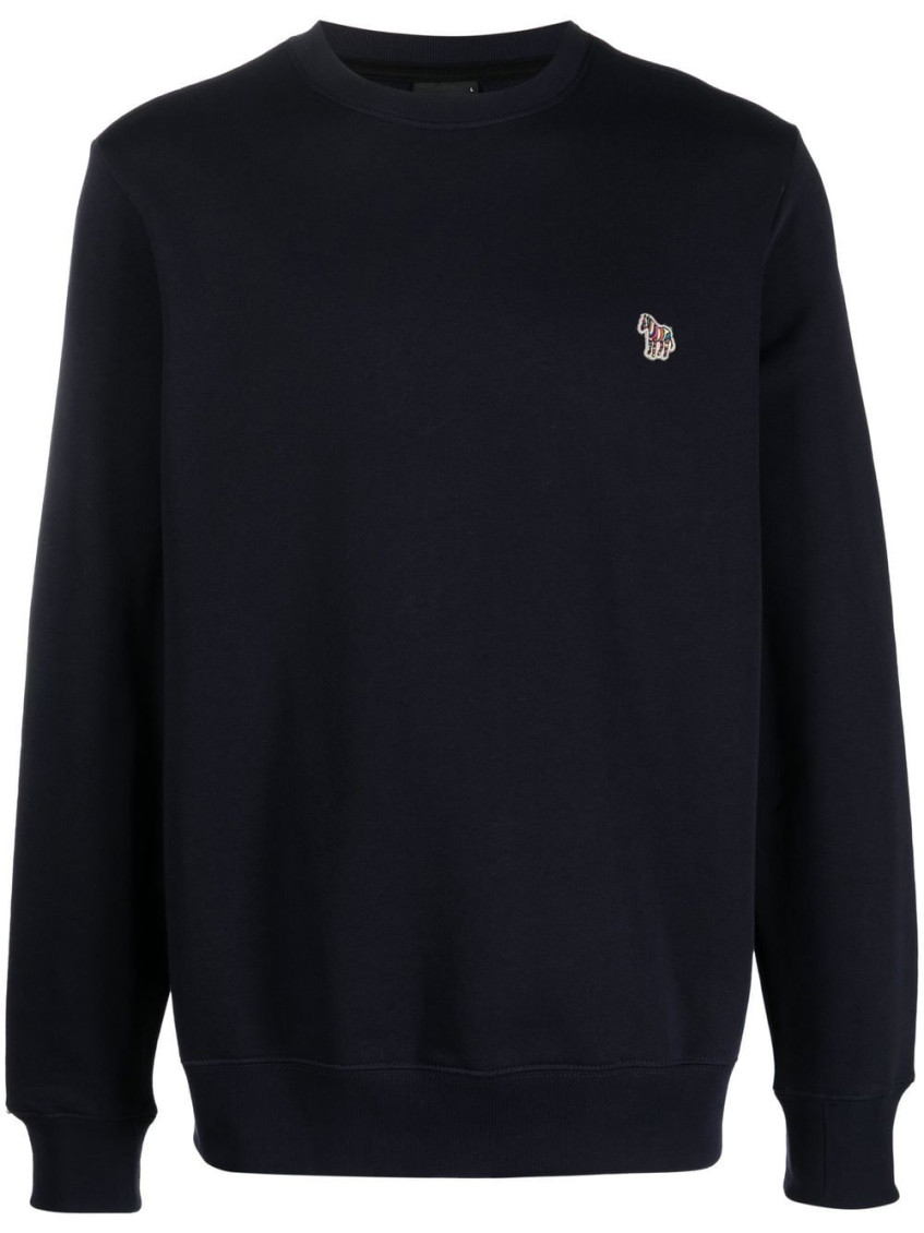 Blue Zebra logo cotton sweatshirt