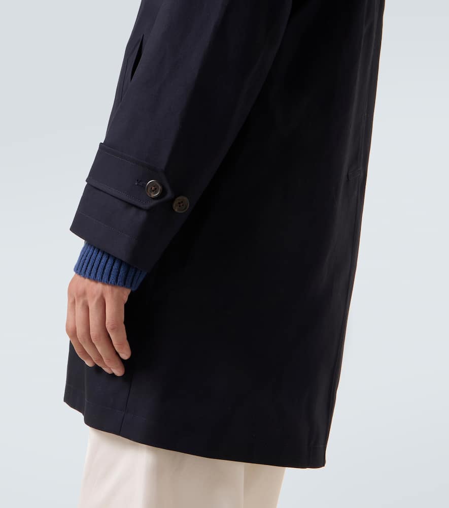 Cotton twill car coat