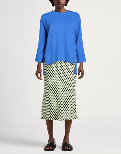 Woman Top Blue Size 6 Viscose, Polyamide, Elastane