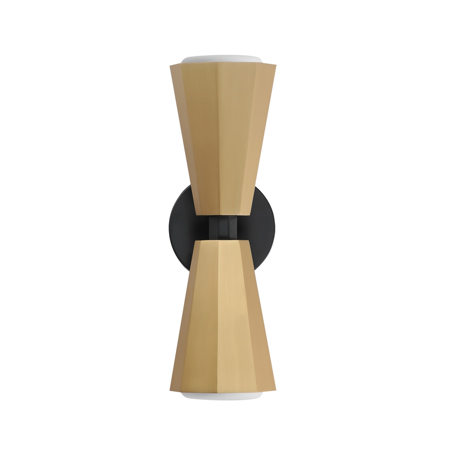 Black Antique Brass Wall Sconce from the Rizzo Collection