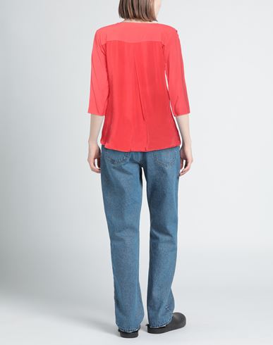 Woman Top Coral Size 6 Viscose, Cupro