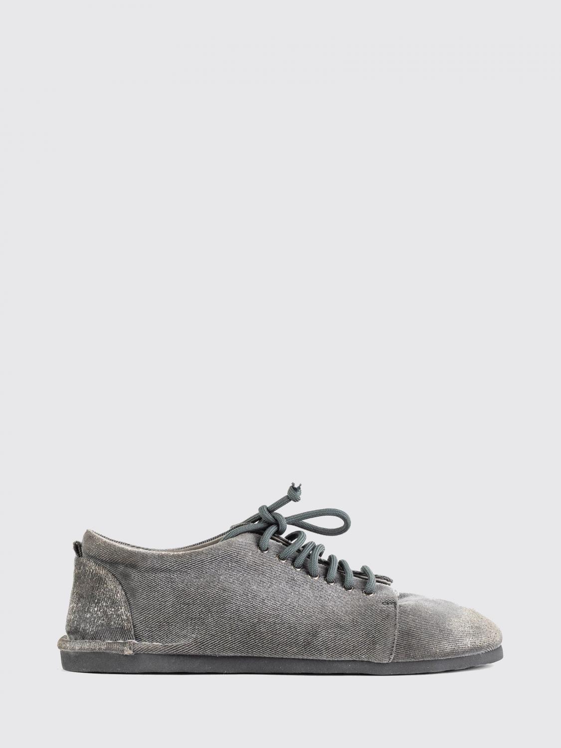 Sancrespella Denim Derby Shoes with Round Toe and Rubber Sole