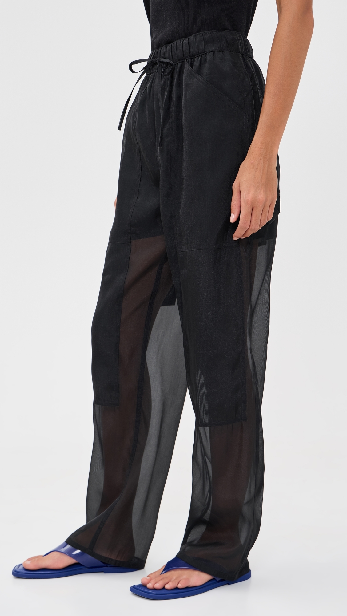 Atlas Organza Pants Black