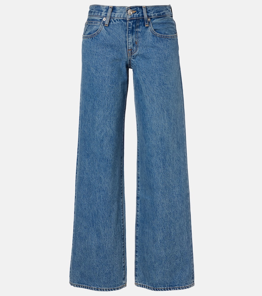 Lexi low-rise wide-leg jeans
