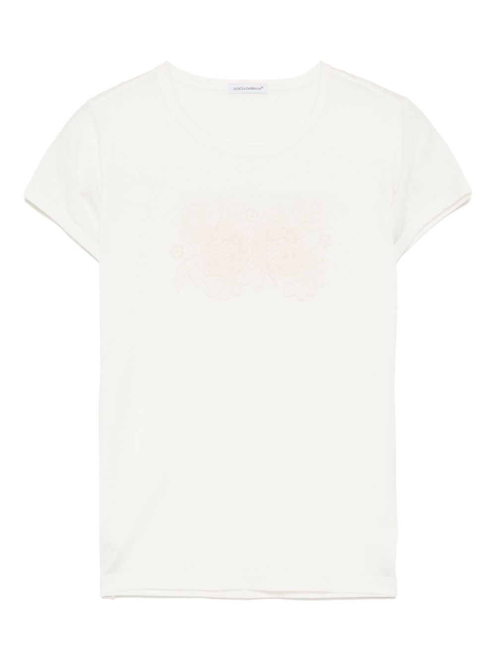 Logo patch short-sleeves T-shirt - White