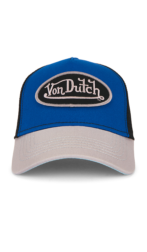 Von Dutch Staple Trucker Hat in Black