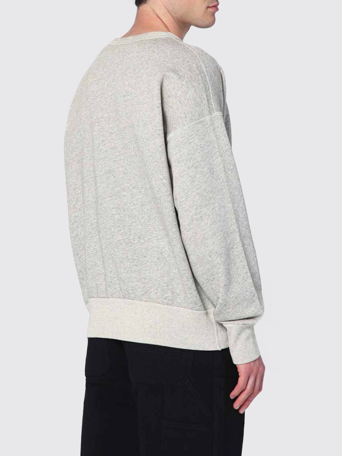 Graphic-print crew-neck sweatshirt - Grey