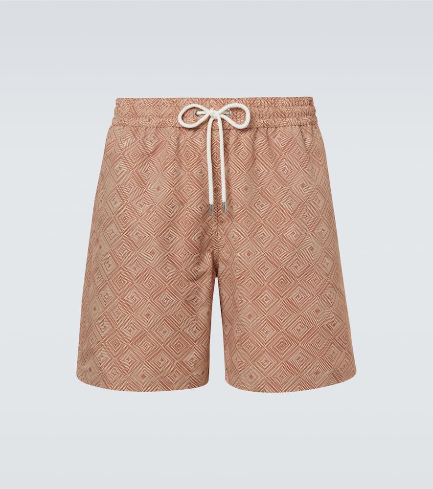 Santos printed swim trunks
