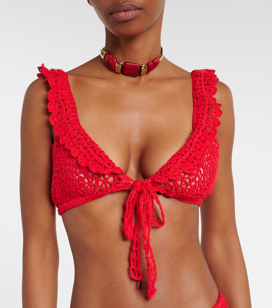 Brigitte crochet bra top