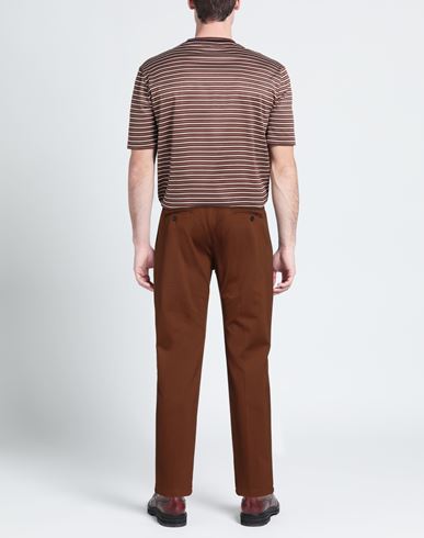 Man Pants Brown Size 36 Viscose, Nylon, Elastane