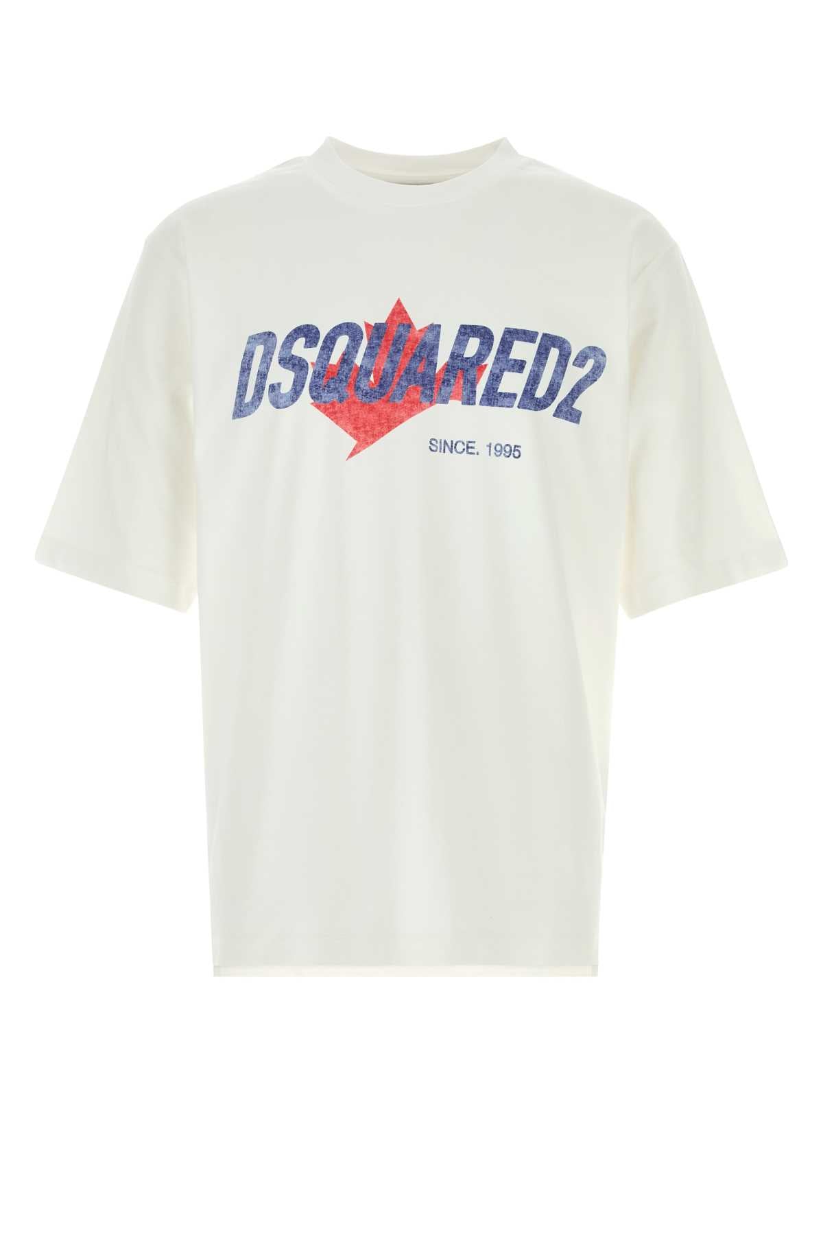 Logo-Embroidered Cotton T-Shirt — White