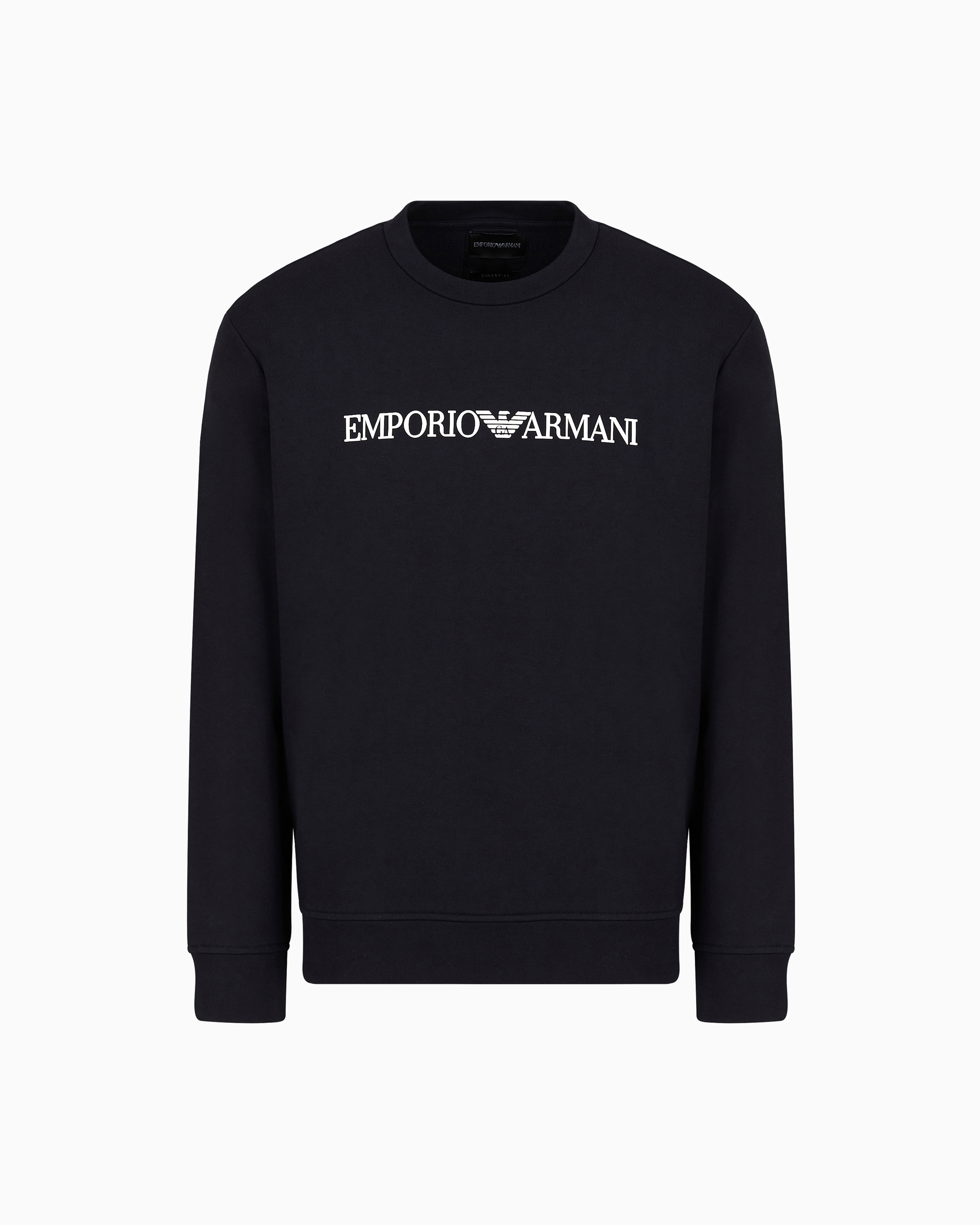 Modal-blend sweatshirt with logo print