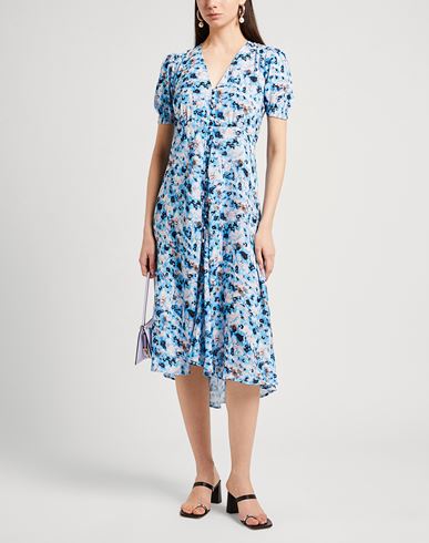 Replay Woman Midi dress Azure Size S Polyester