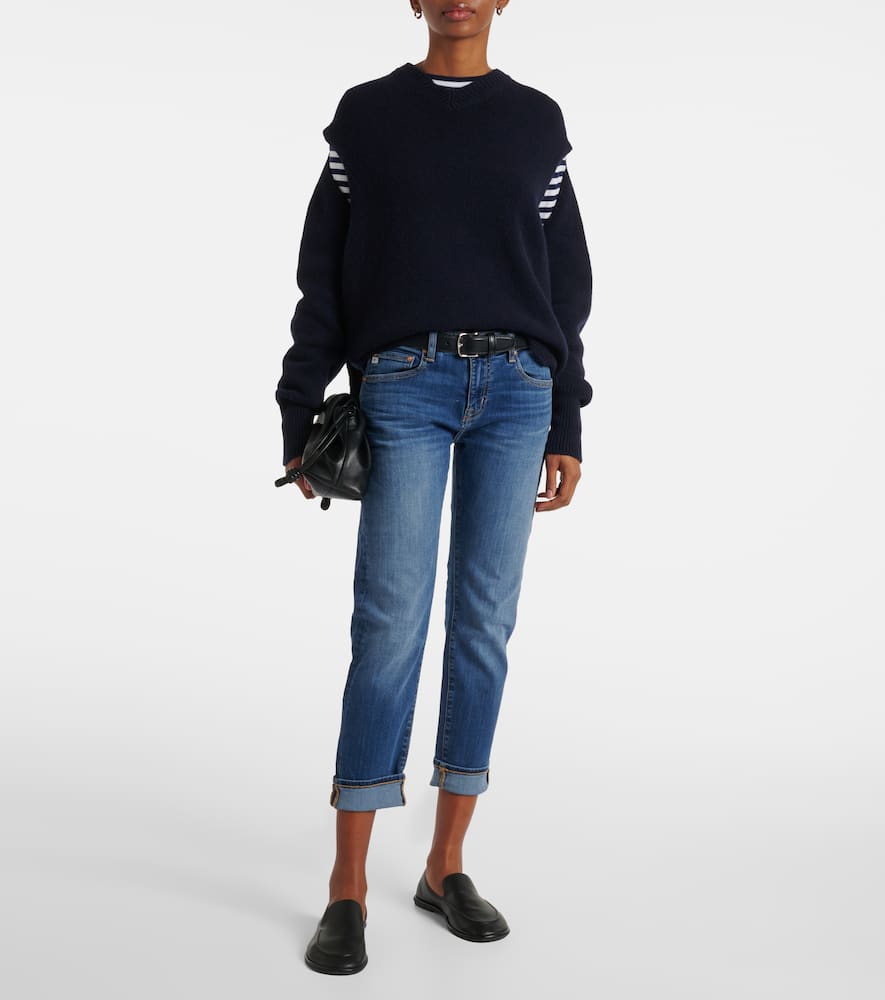 Ex Boyfriend cropped straight jeans