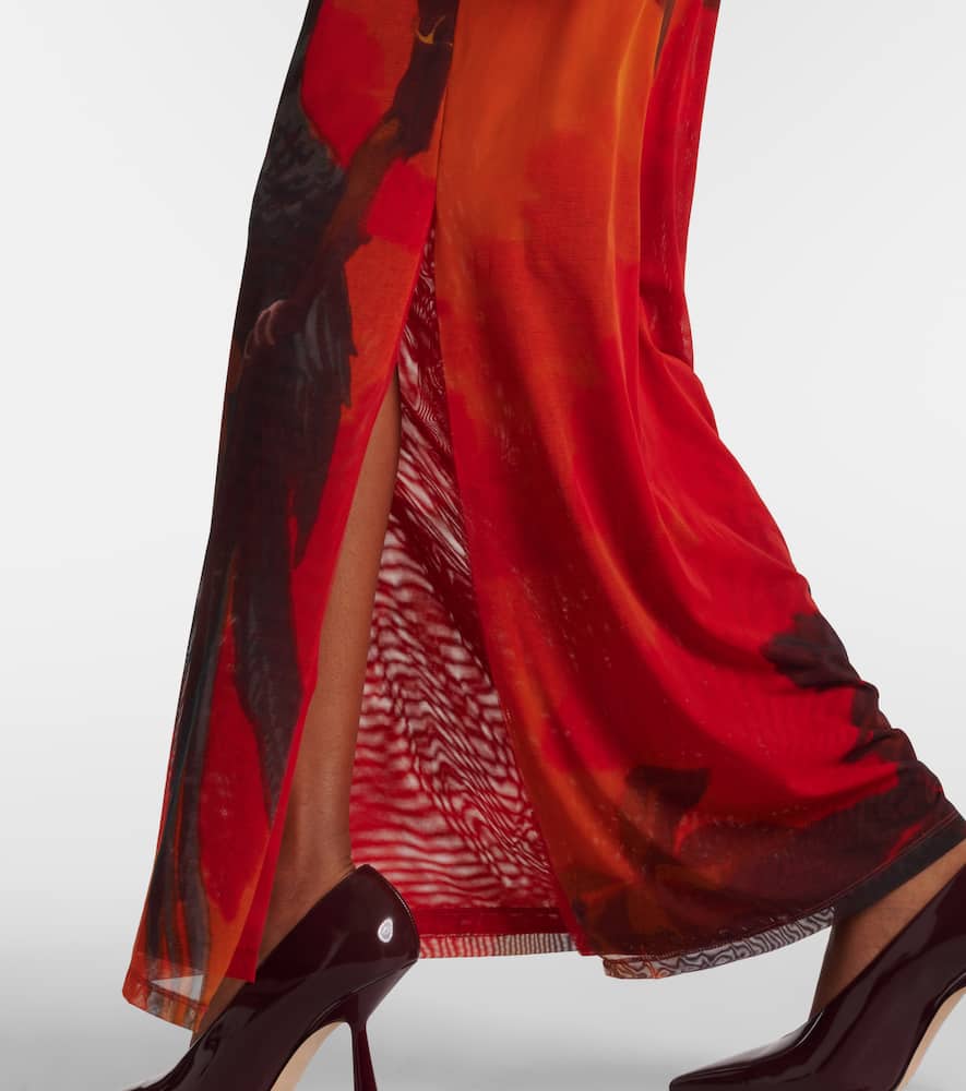 Libertine printed cutout maxi dress