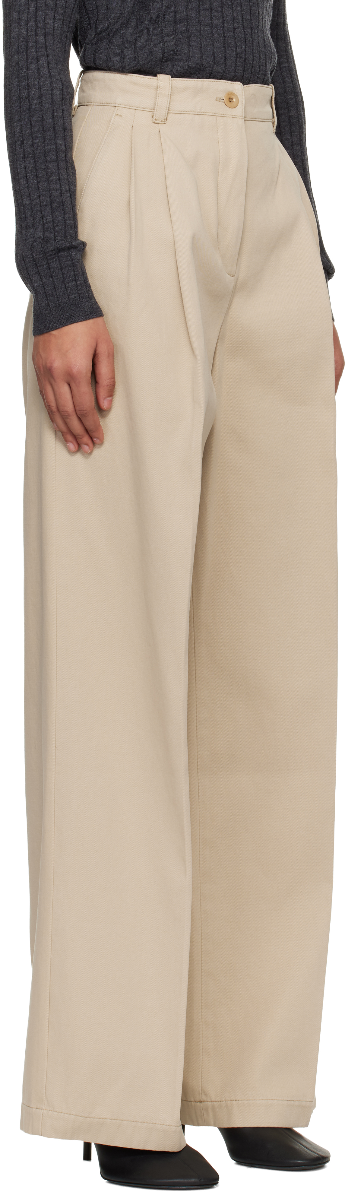Beige Ginny Trousers