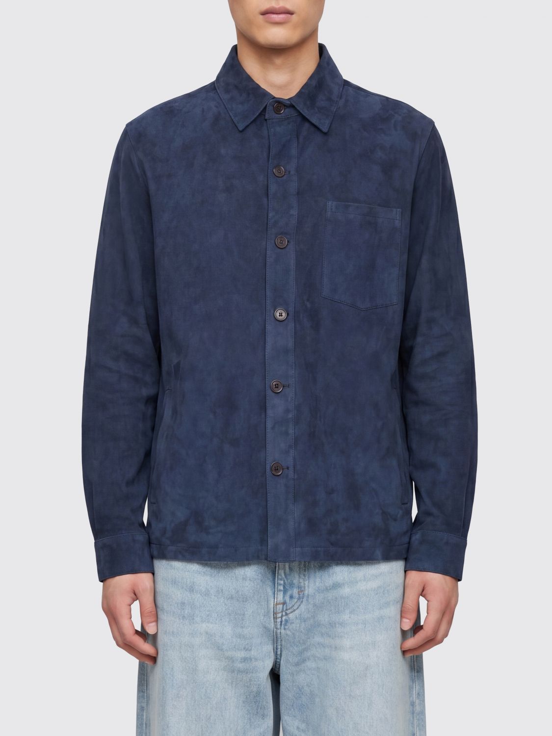Shirt Men color Blue