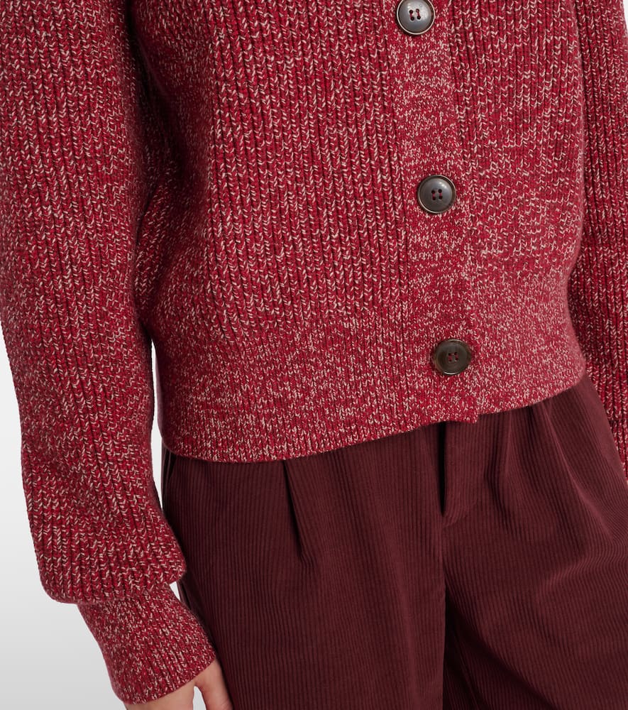Patricia ribbed-knit cardigan