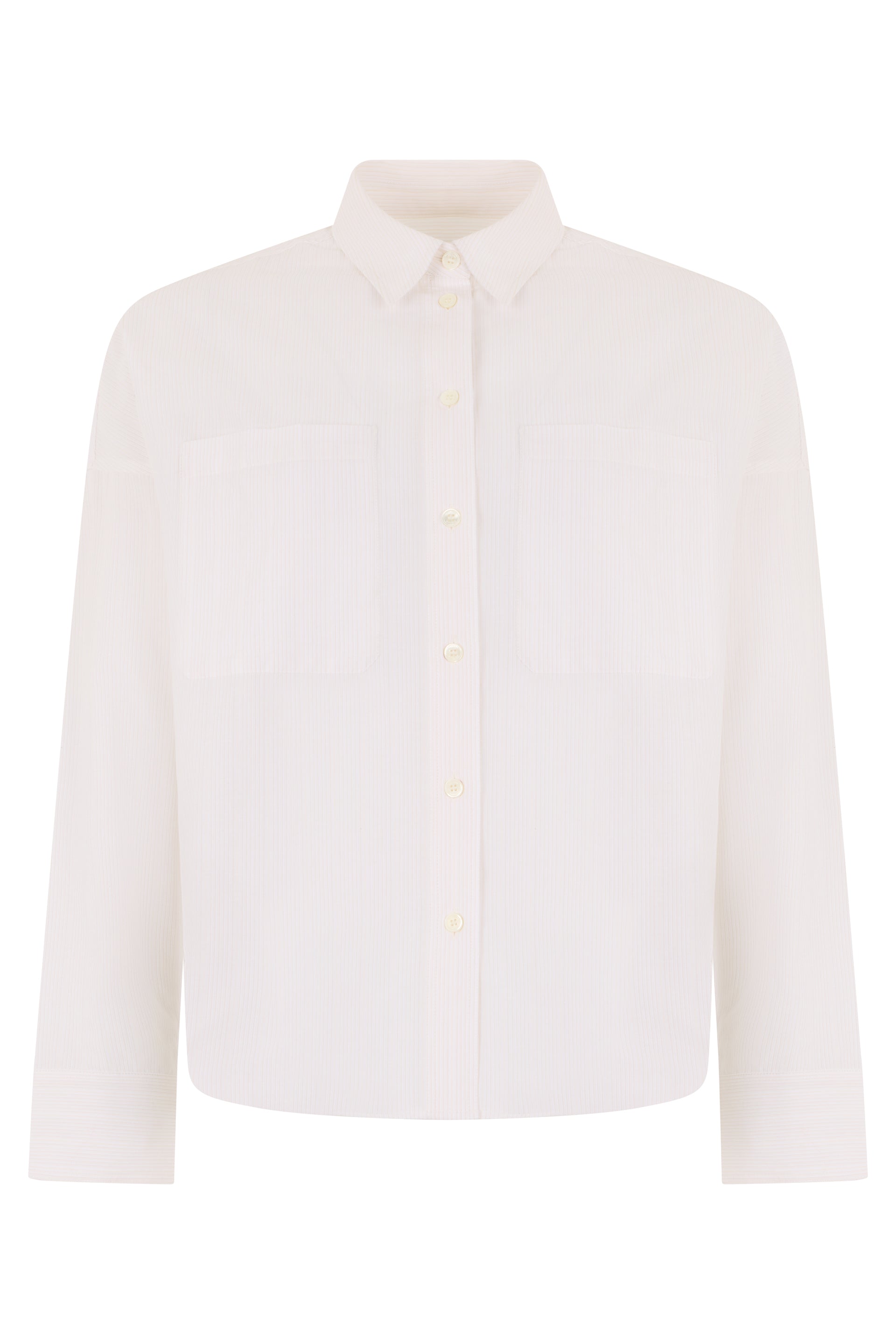 Maison Kitsuné Classic Striped Cotton Shirt for Women - SS26