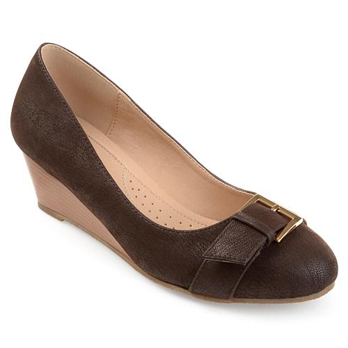 Collection Womens Comfort Graysn Wedge - Brown