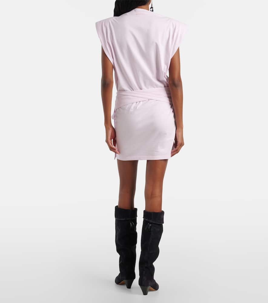 Marielle cotton jersey minidress