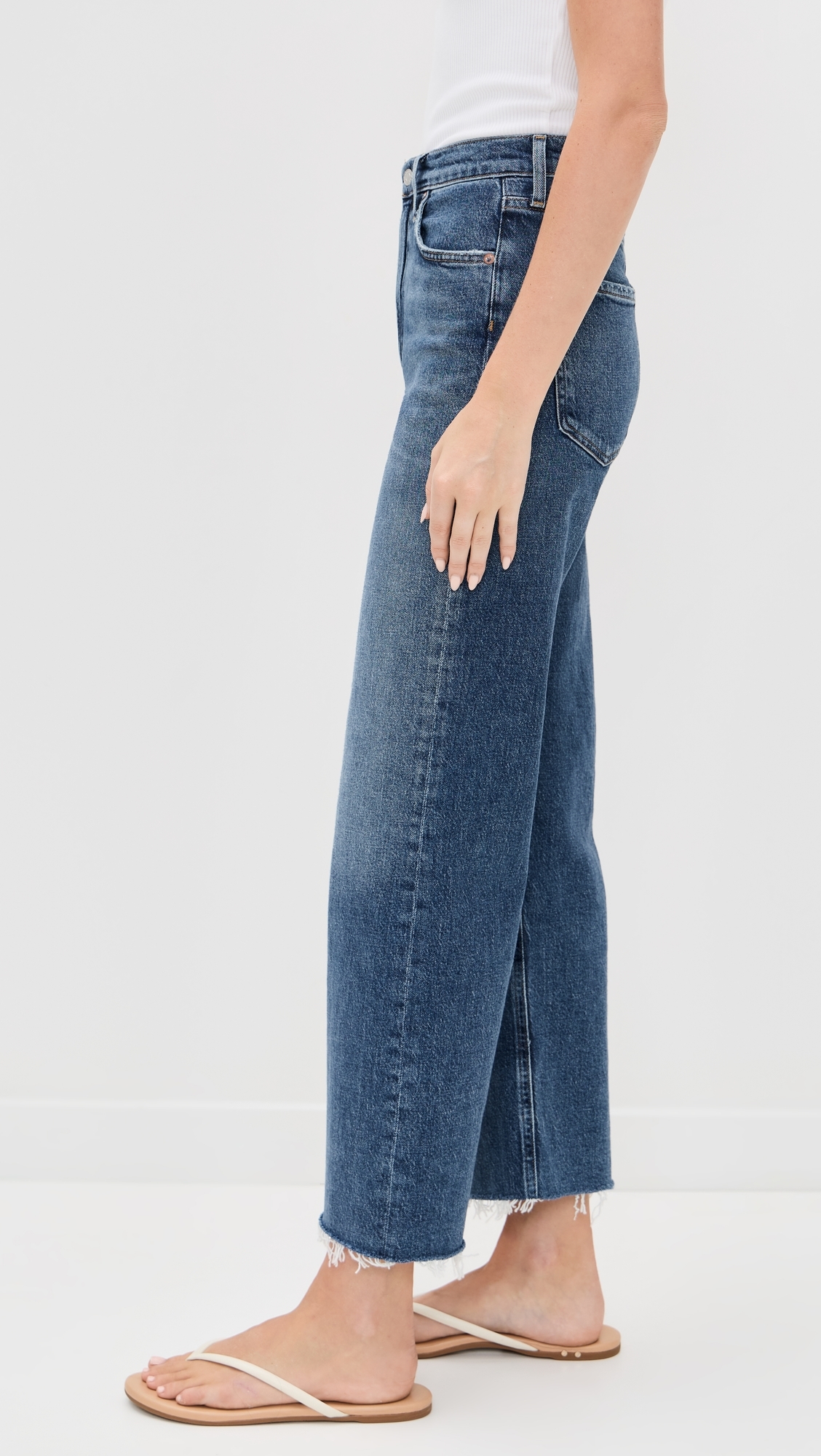 Ren High Rise Wide Leg Jeans Chord
